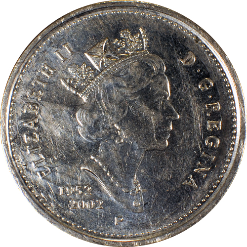 25 Cents  엘리자베스 2세 여왕 즉위 50주년
