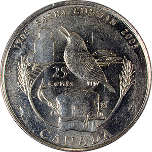 25 Cents  사스캐처원 100주년