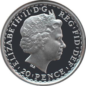 20 Pence 브리타니아(2008) 