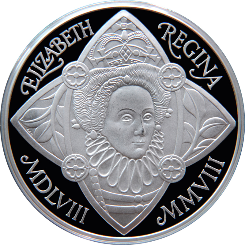 5 Pound 엘리자베스 1세 여왕 즉위 450주년(2008)