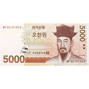 마 오천원권