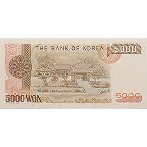 라 오천원권