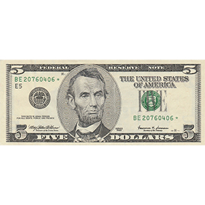 5 Dollars