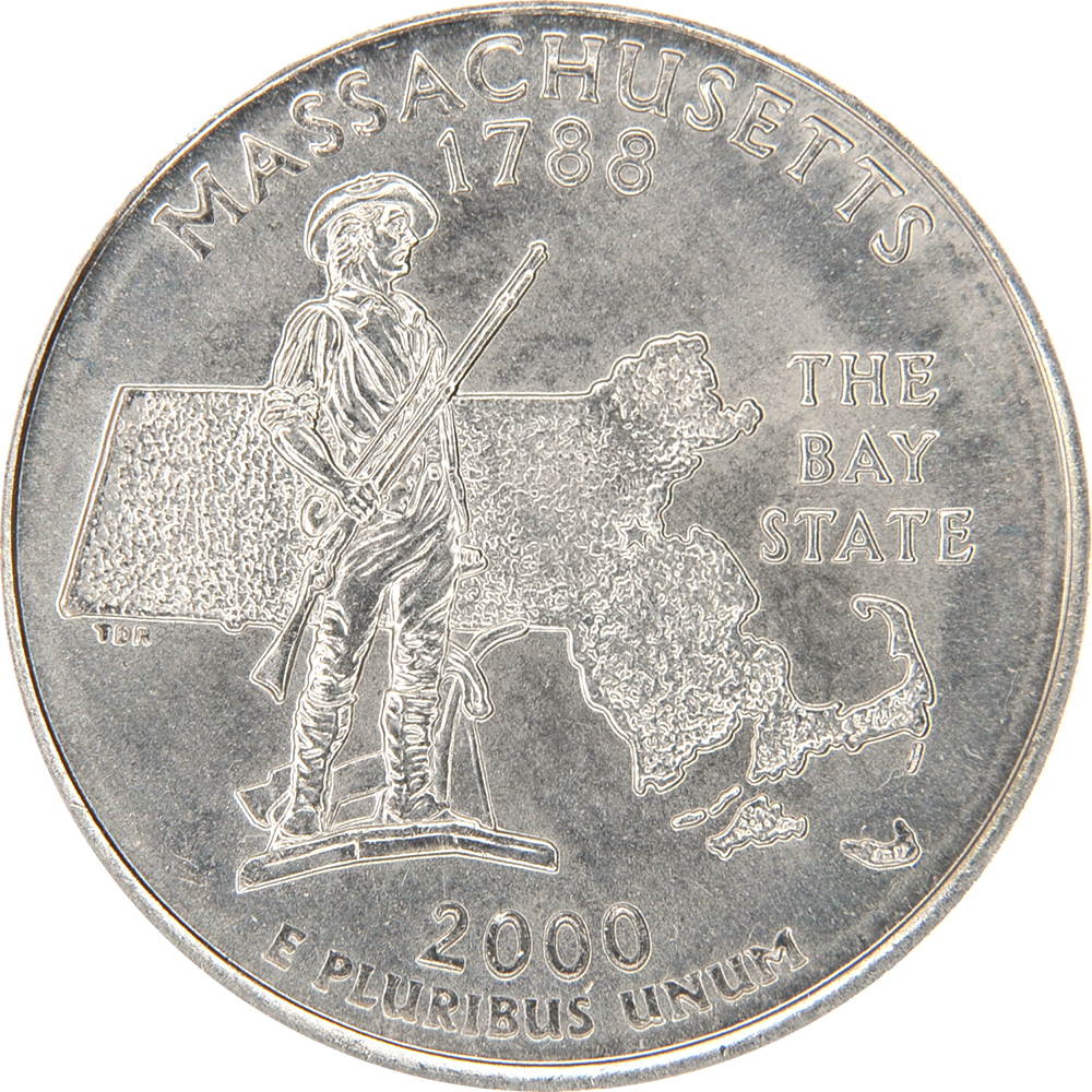 Quarter Dollar 워싱턴  매사추세츠