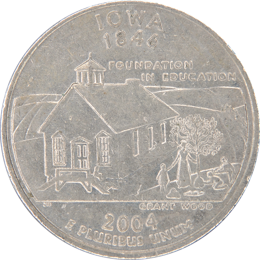 Quarter Dollar 워싱턴  아이오와