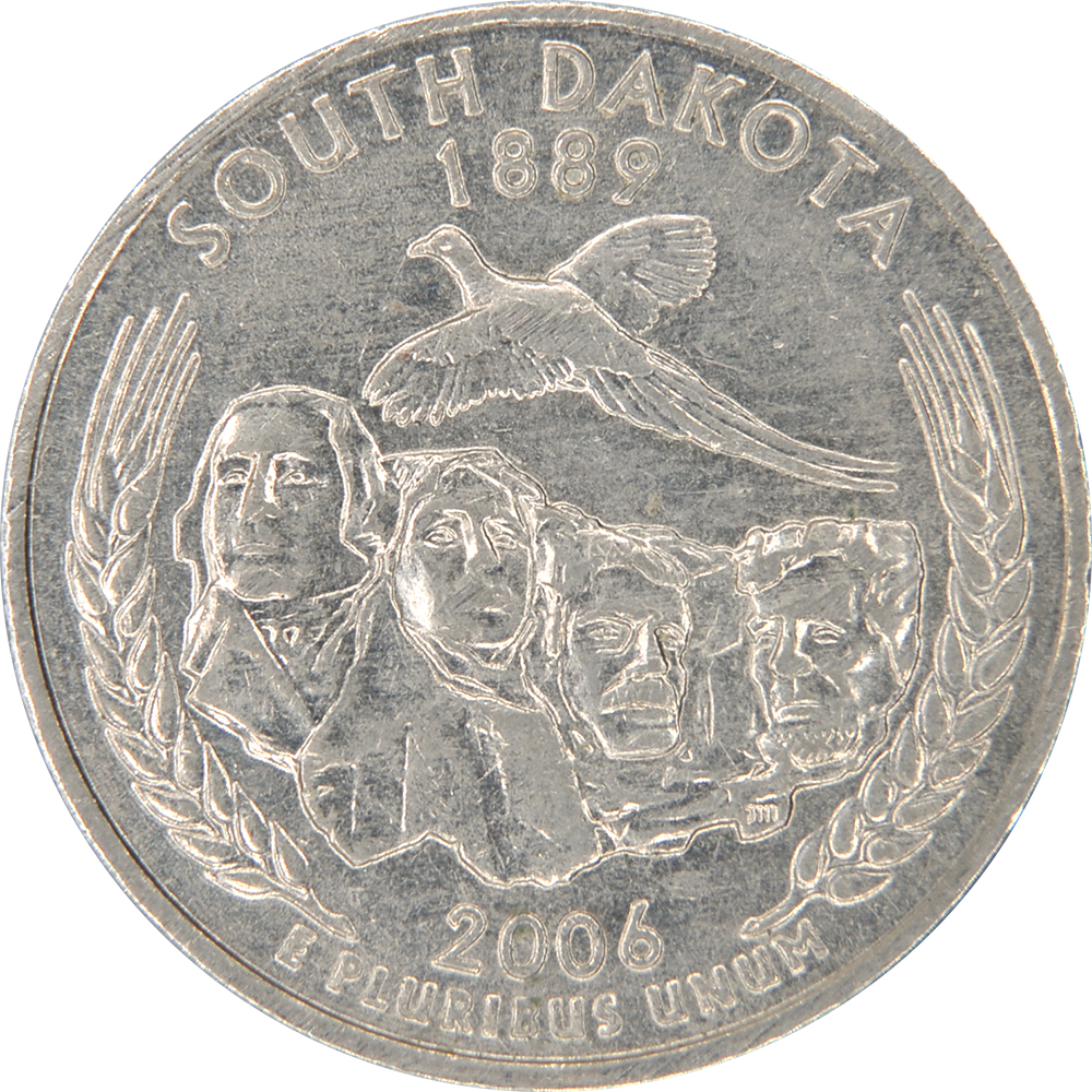 Quarter Dollar 워싱턴  사우스다코타