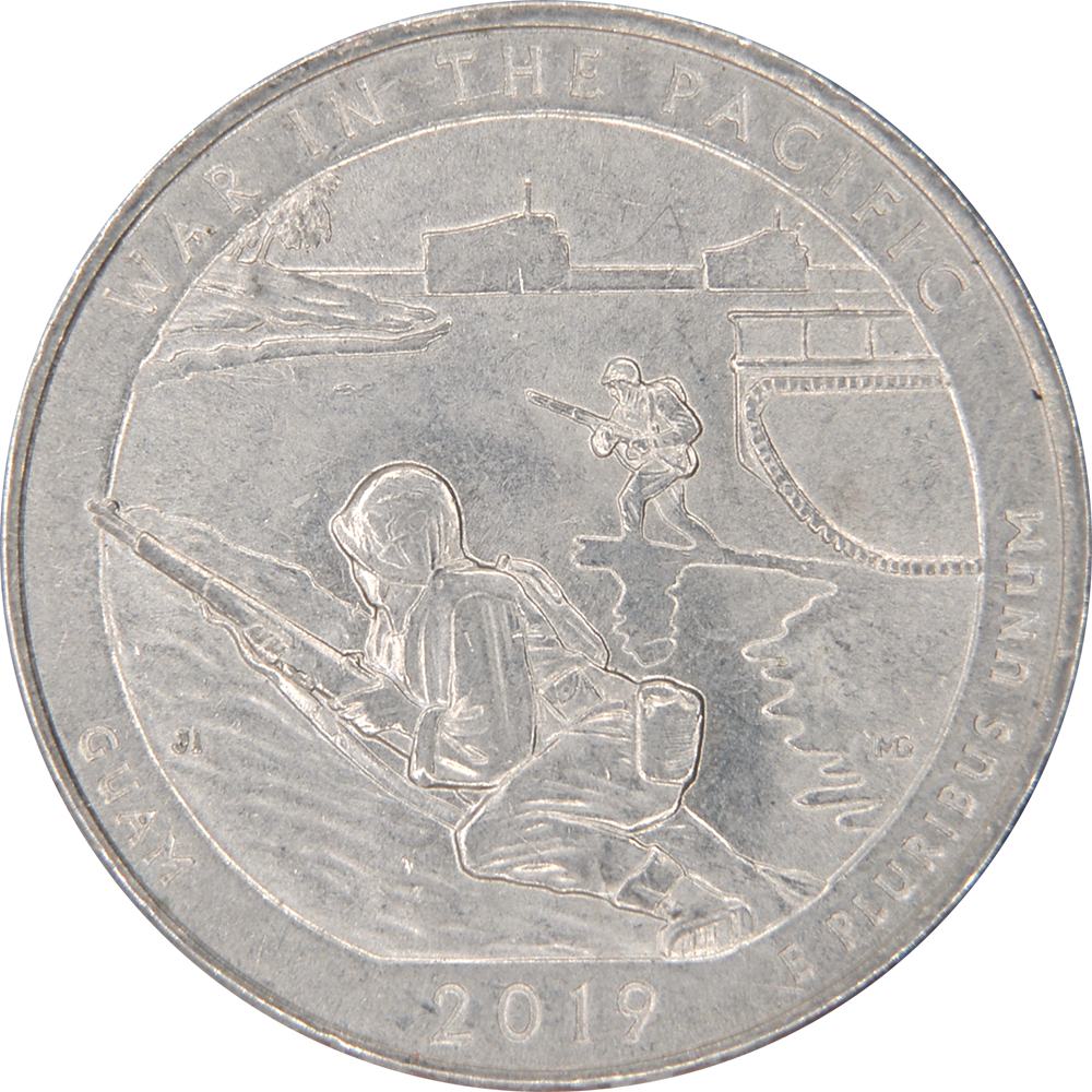 Quarter Dollar 워싱턴  태평양 전쟁 국립 역사 공원, 괌