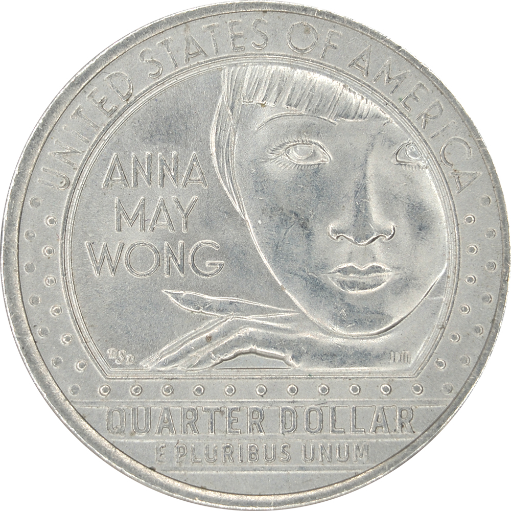 Quarter Dollar 워싱턴  안나 메이 웡
