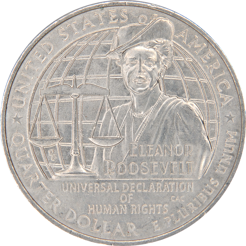 Quarter Dollar 워싱턴  엘리너 루스벨트